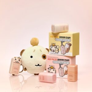LUNA Grinding Conceal butter Set [#03 Porcelain] (+Keyring)